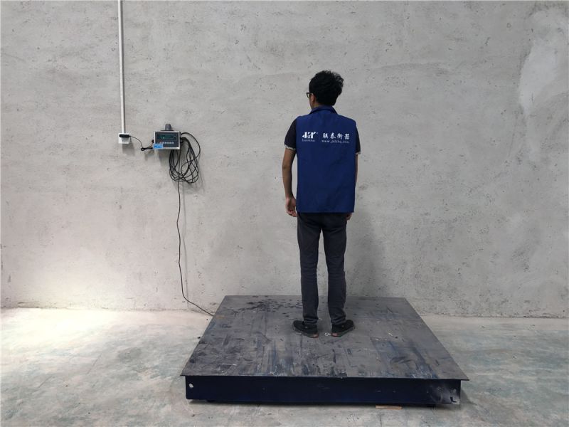 铝制品公司地磅使用现场